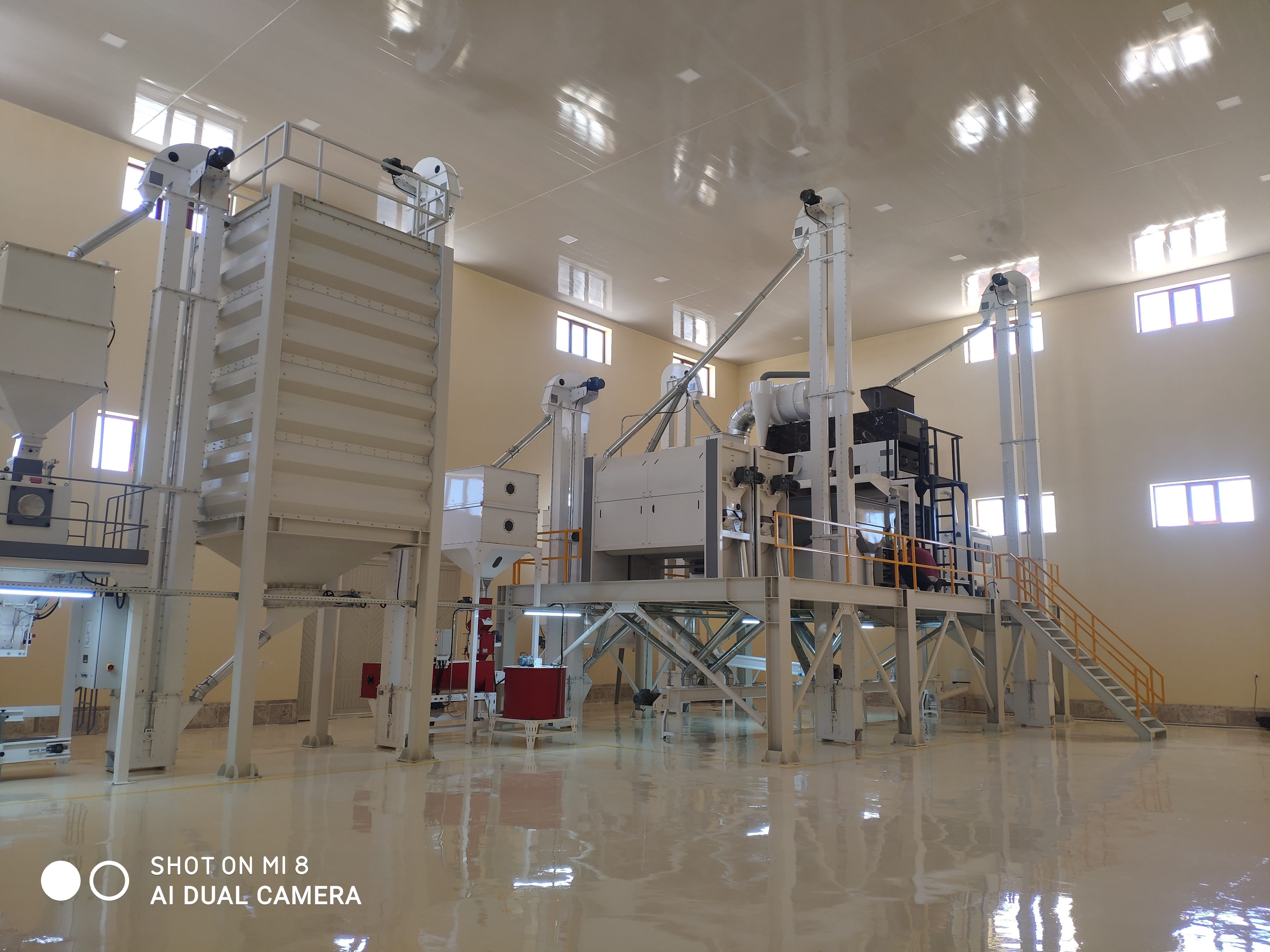 Özbekistan 10 ton/saat buğday eleme tesisi